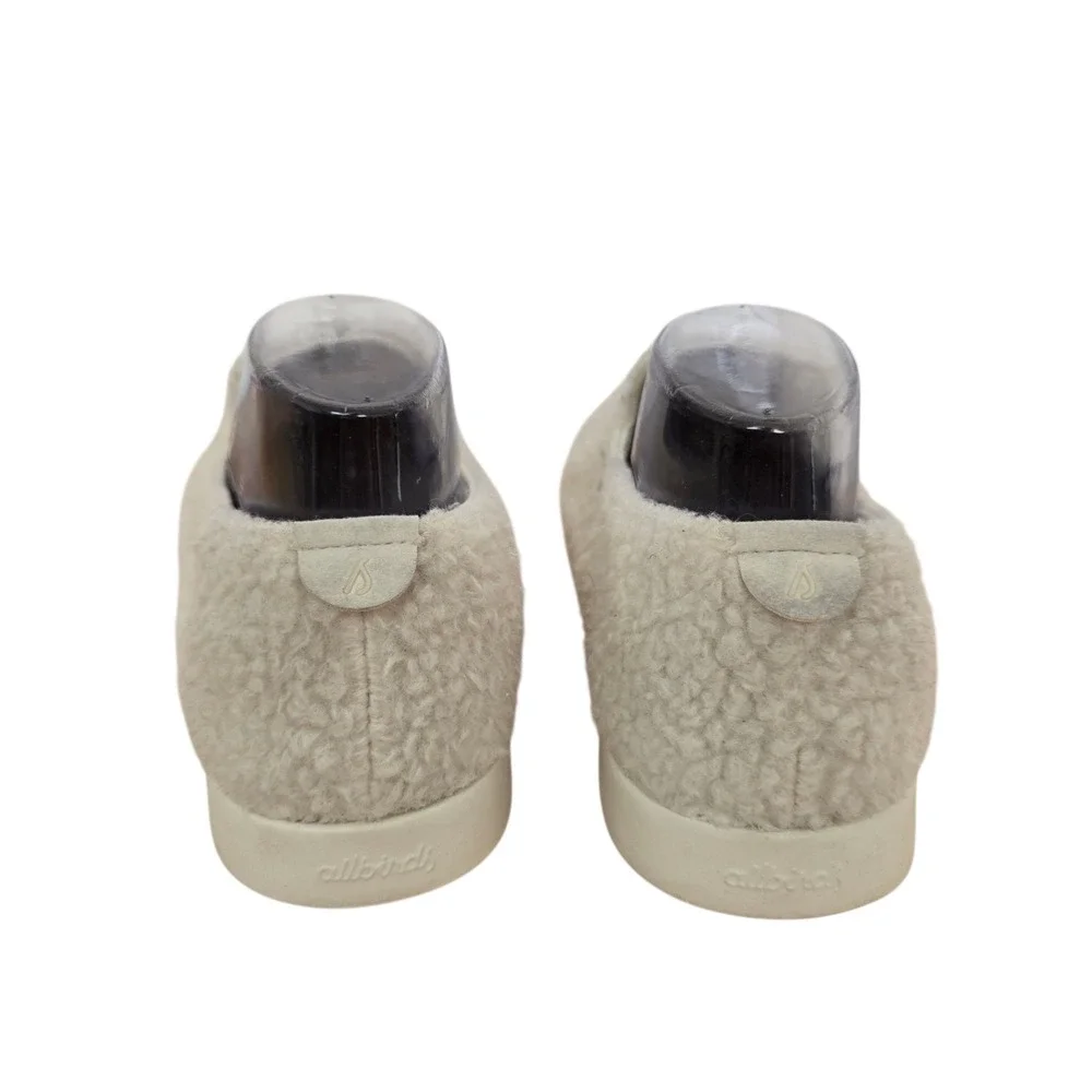 Allbirds Wool Lounger Fluffs Cream White Slip‎ On Loafers Womens Size 10 Shoes